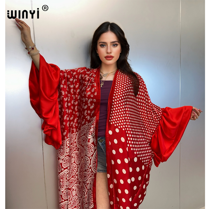 Women'S Fashion Kimono - WINYI Kimono Estivo da Donna, Copricostume