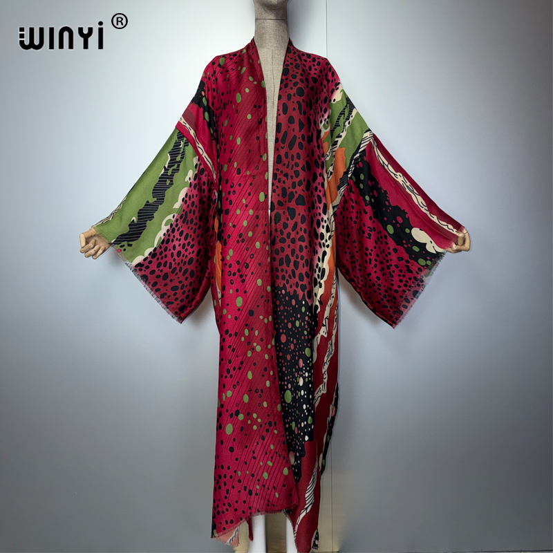 Women'S Fashion Kimono - WINYI Kimono Bohemien da Donna, Cardigan