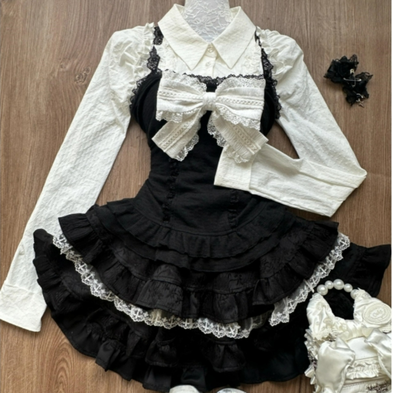 Women Fashion Japan - Y2k Estetica Lolita Stile 3 Pezzi