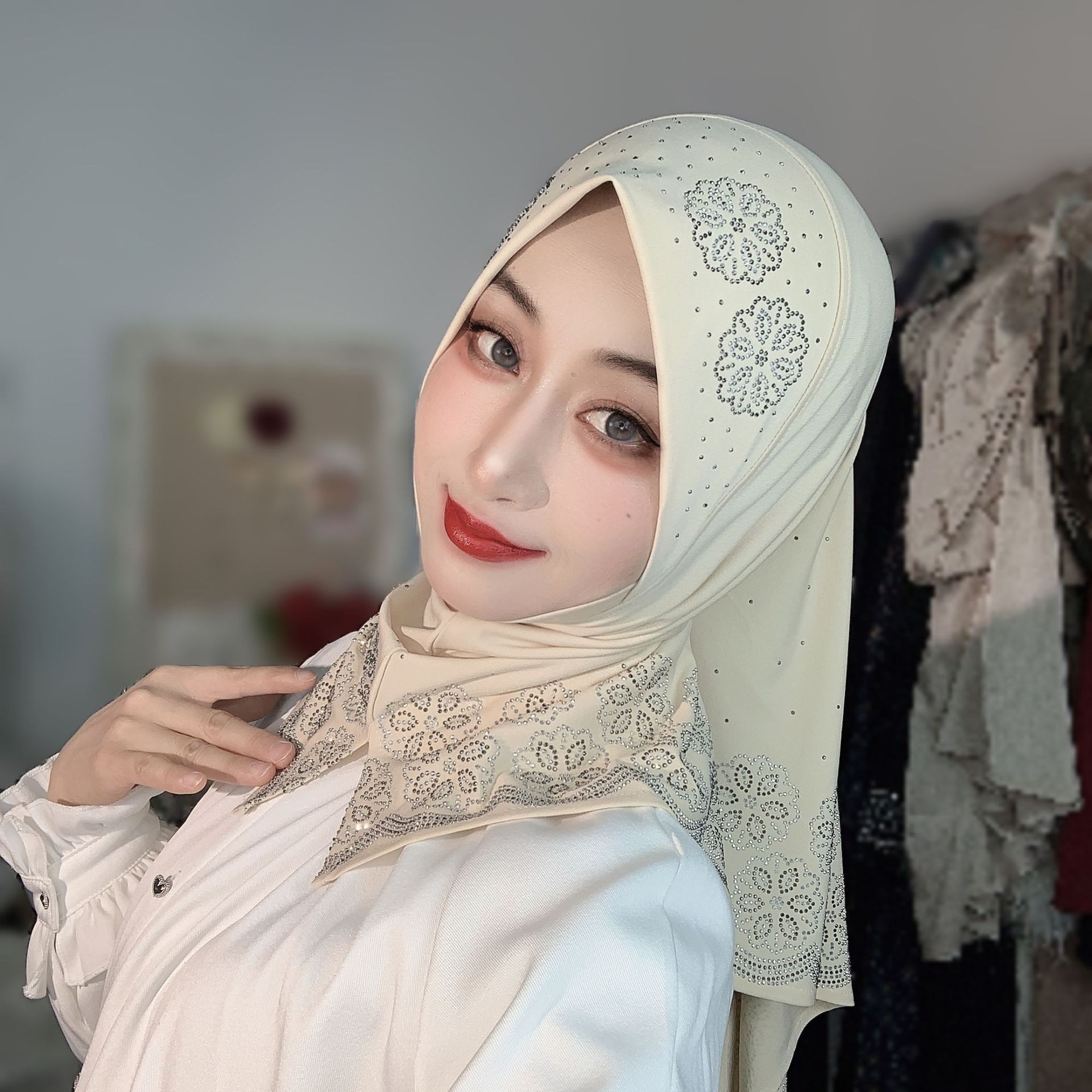 Women'S Fashion Headbands - Hijab musulmano pronto da indossare per