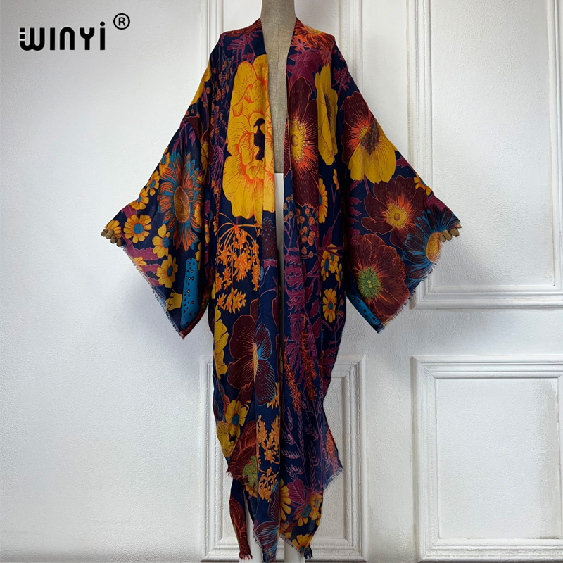 Women'S Fashion Kimono - WINYI Africa Fashion Abito Kimono Estivo