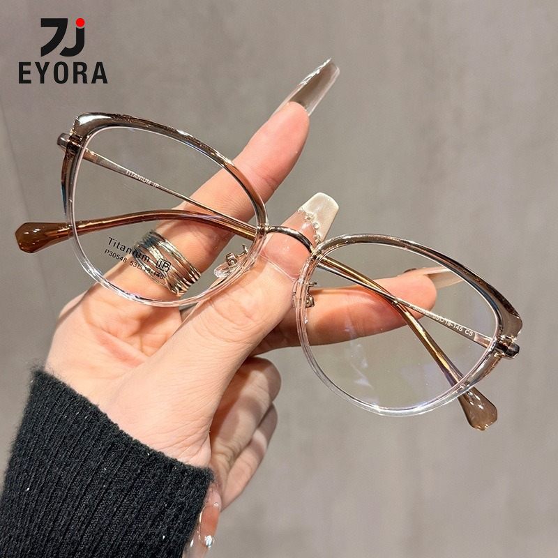 Women'S Fashion Glasses With Clear Lenses - EYORA Occhiali da lettura alla moda