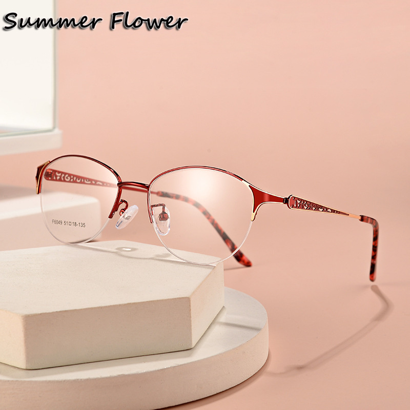 Women'S Fashion Glasses With Clear Lenses - Occhiali ovali da donna Montatura da