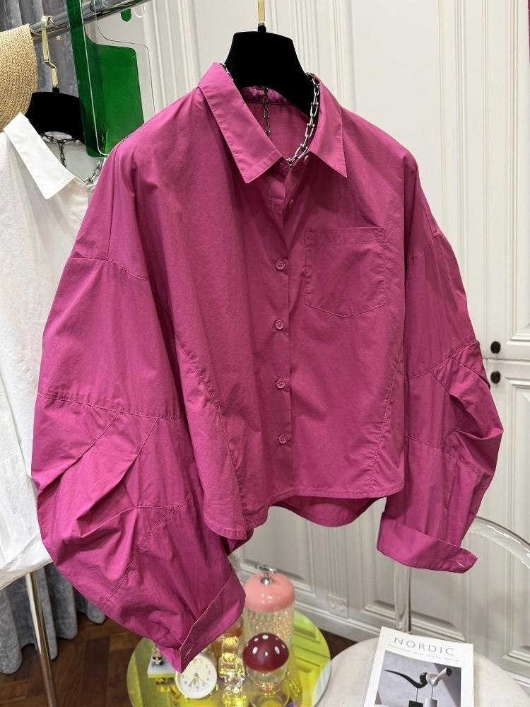 Women Fashion Japan - Camicie da donna monopetto a tinta
