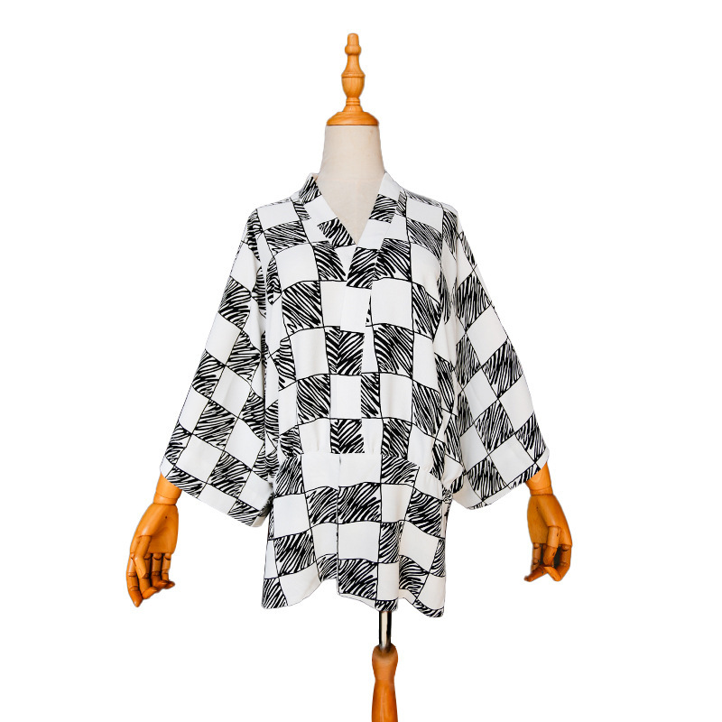 Women'S Fashion Kimono - Giacca estiva in tessuto di piume