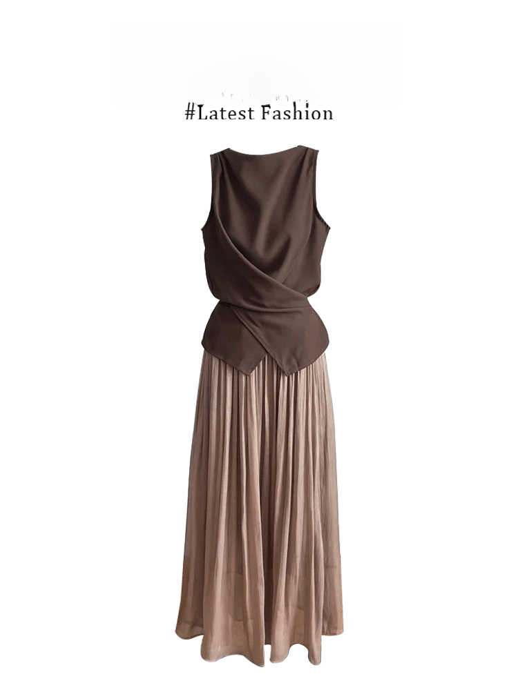 Women Fashion Over The Years - Parkyeon2025 Completo Lusso Casual con Top