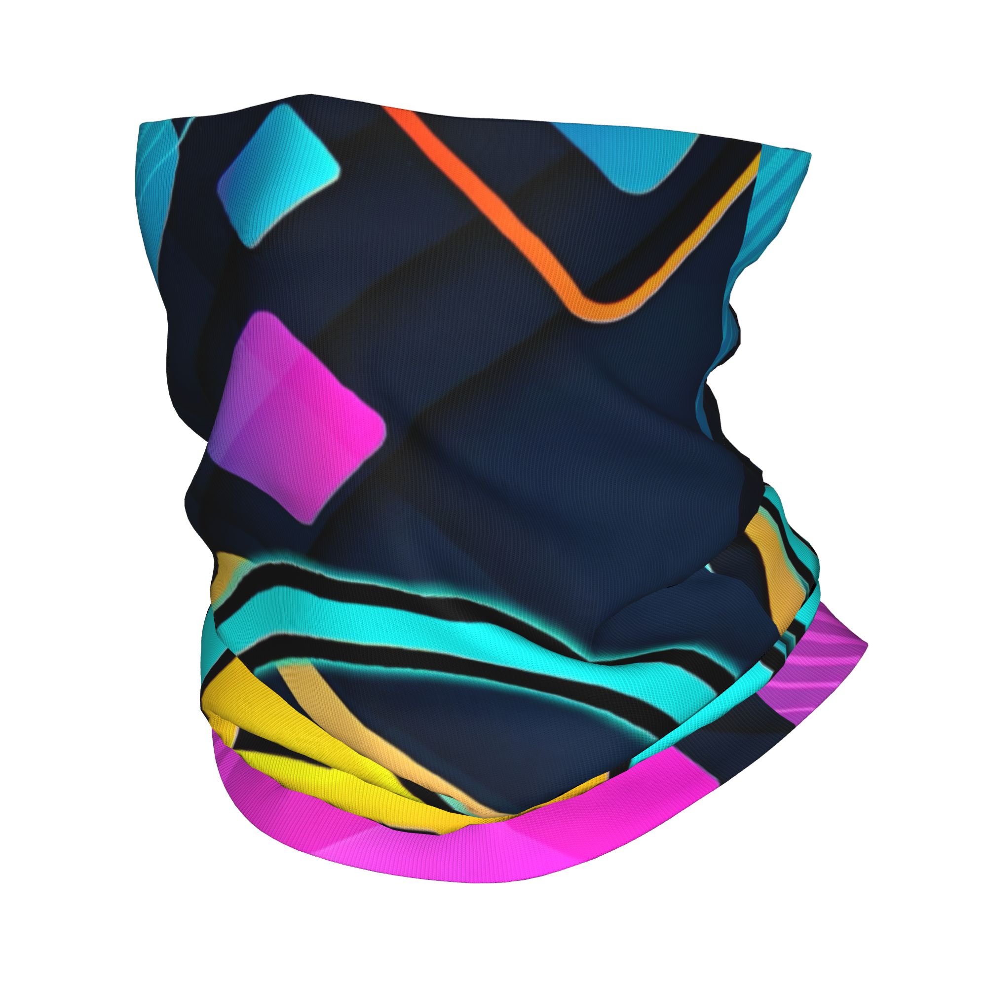 Women Fashion Video - Bandana Geometry Dash, Copricollo Stampato con