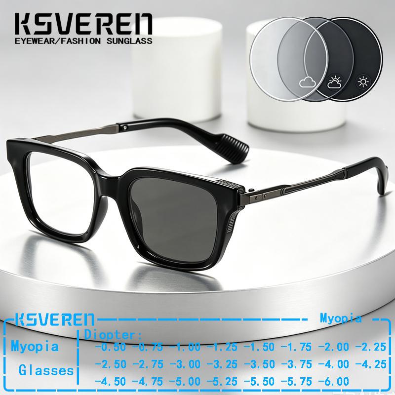 Women'S Fashion Glasses With Clear Lenses - Occhiali da Vista Fotocromatici Quadrati di