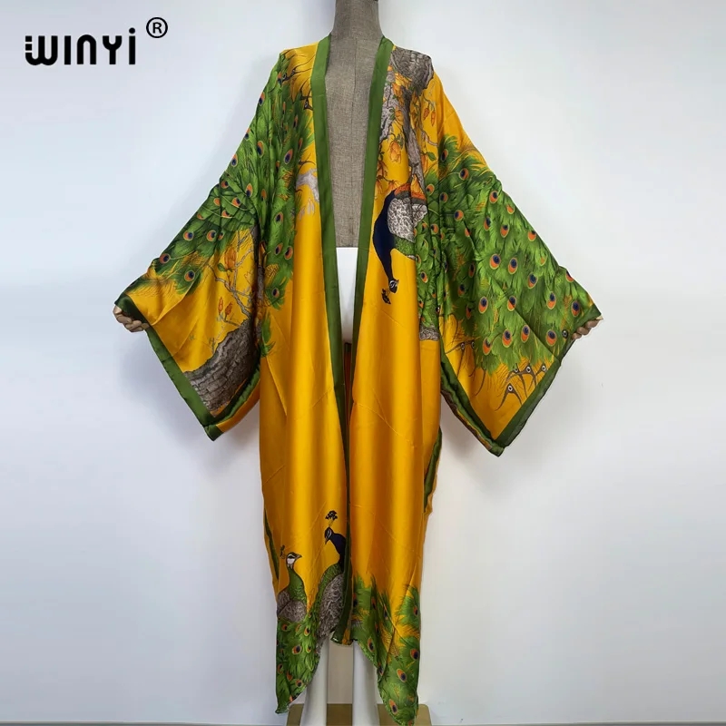 WINYI Summer Classic peacock p - Women'S Fashion Kimono recensione e prezzo