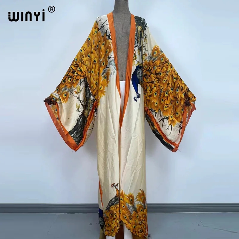 WINYI Summer Classic peacock p - Women'S Fashion Kimono recensione e prezzo