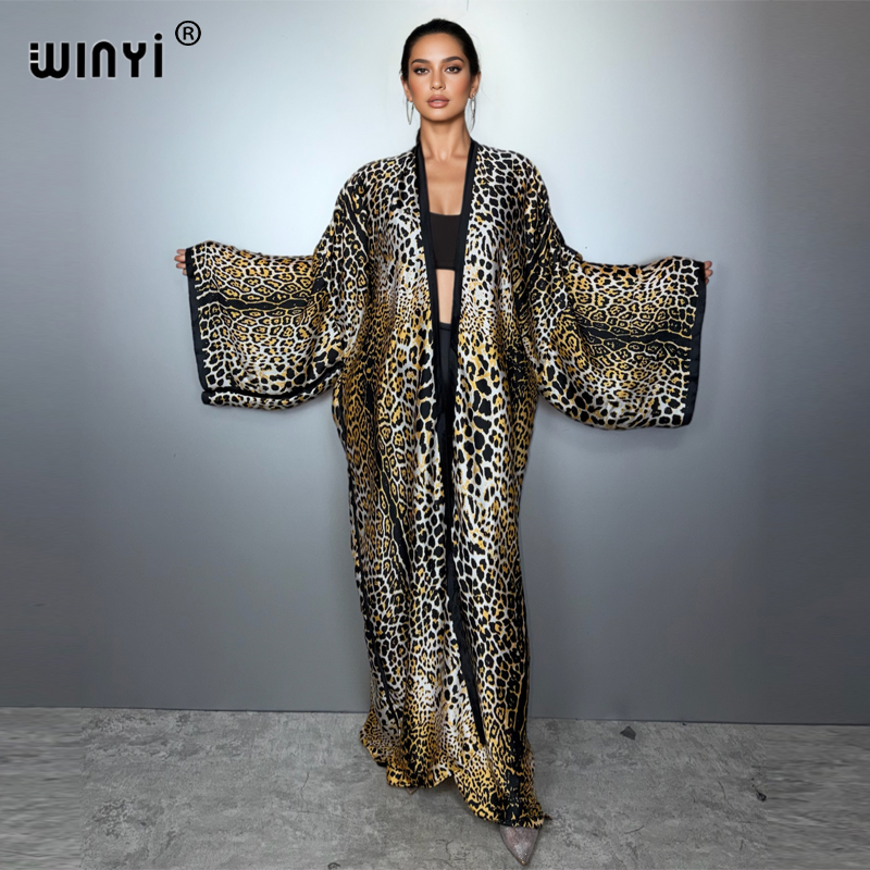 WINYI kimono con stampa leopar - Women'S Fashion Kimono recensione e prezzo