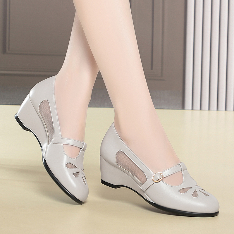 Scarpe Estive con Zeppa e Rete - Women'S Fashion Middle Ages recensione e prezzo
