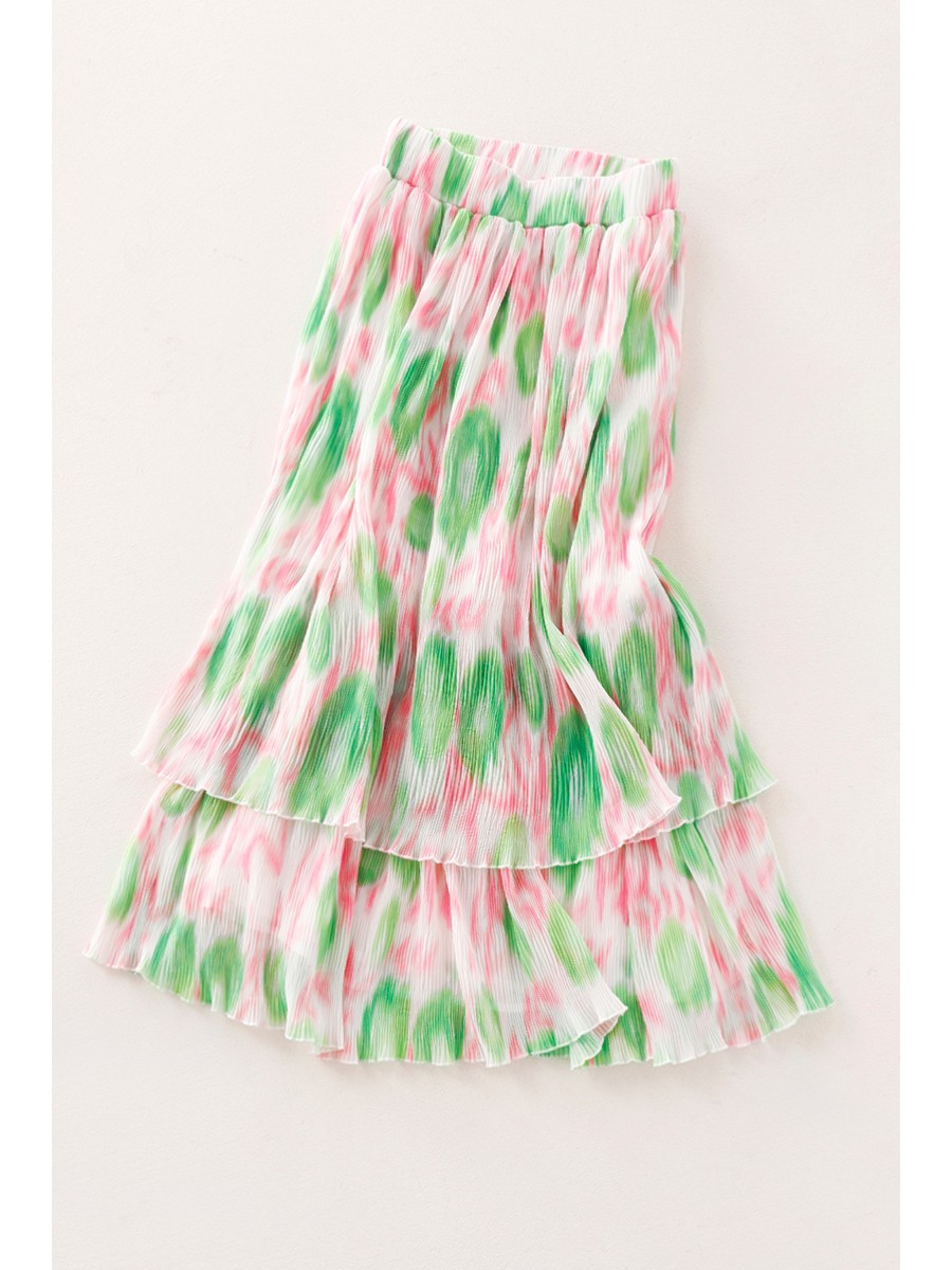 2026 Gonna a pieghe in chiffon - Women Fashion Japan recensione e prezzo