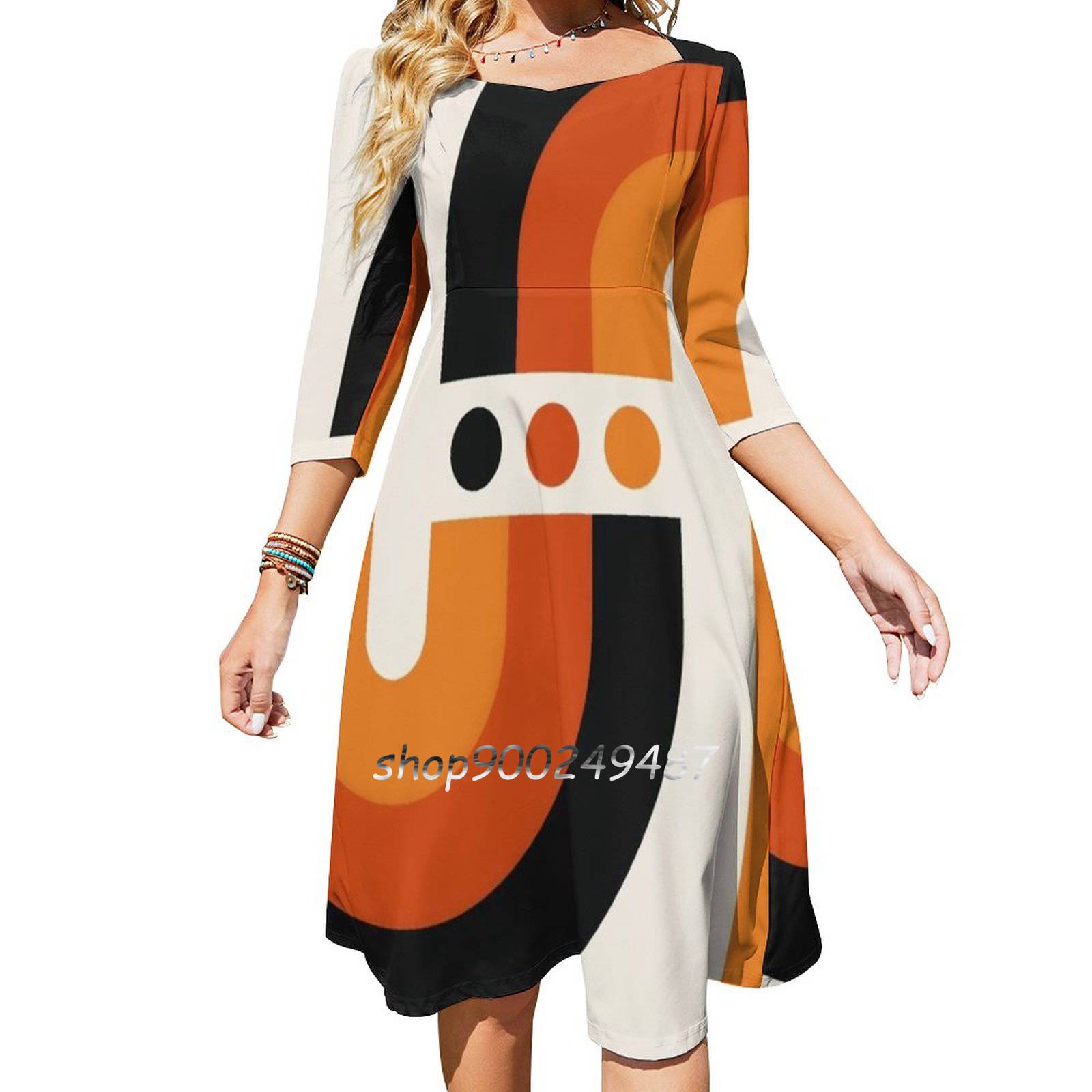 Tramonto Arcobaleno Flare Dres - Women'S Fashion Of The 60S recensione e prezzo