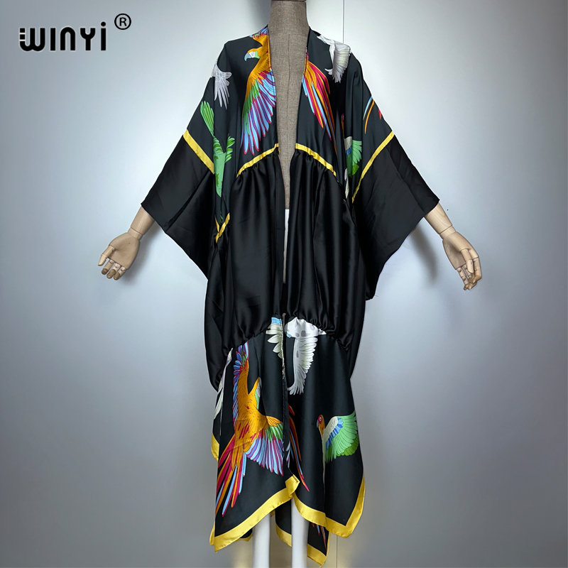WINYI stampa boho kimono maxi  - Women'S Fashion Kimono recensione e prezzo