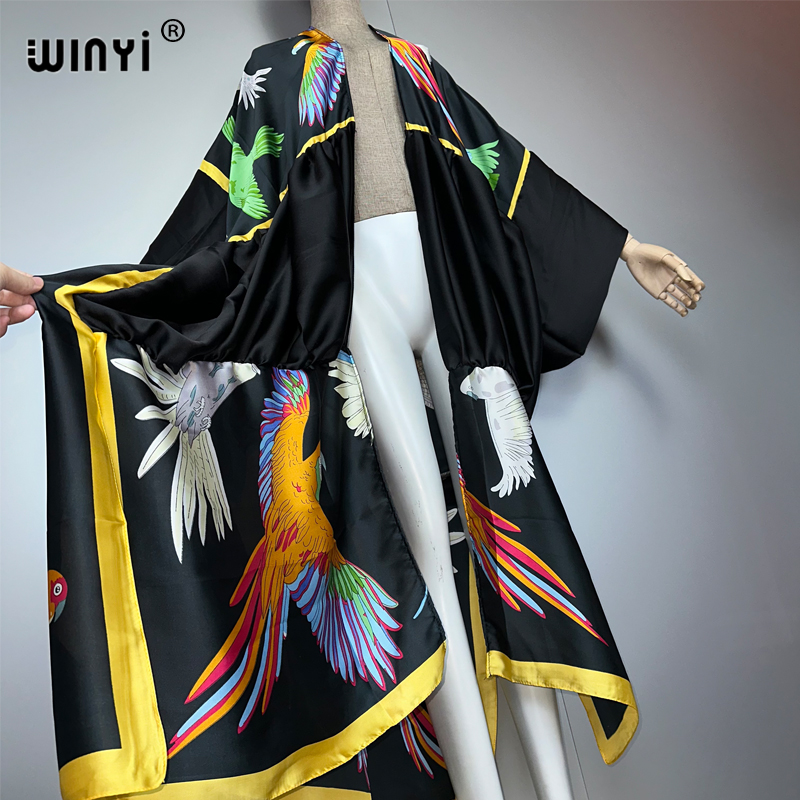 WINYI stampa boho kimono maxi  - Women'S Fashion Kimono recensione e prezzo
