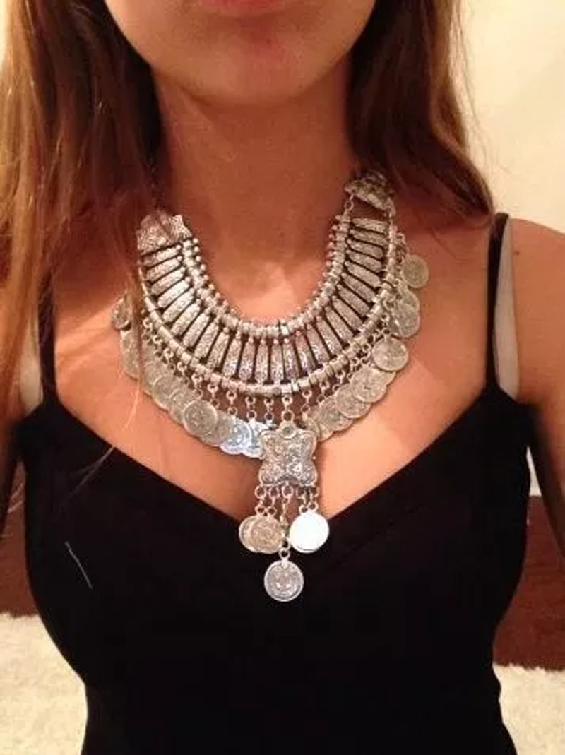Vintage argenteo Beach Coins c - Women Fashion Pakistan recensione e prezzo