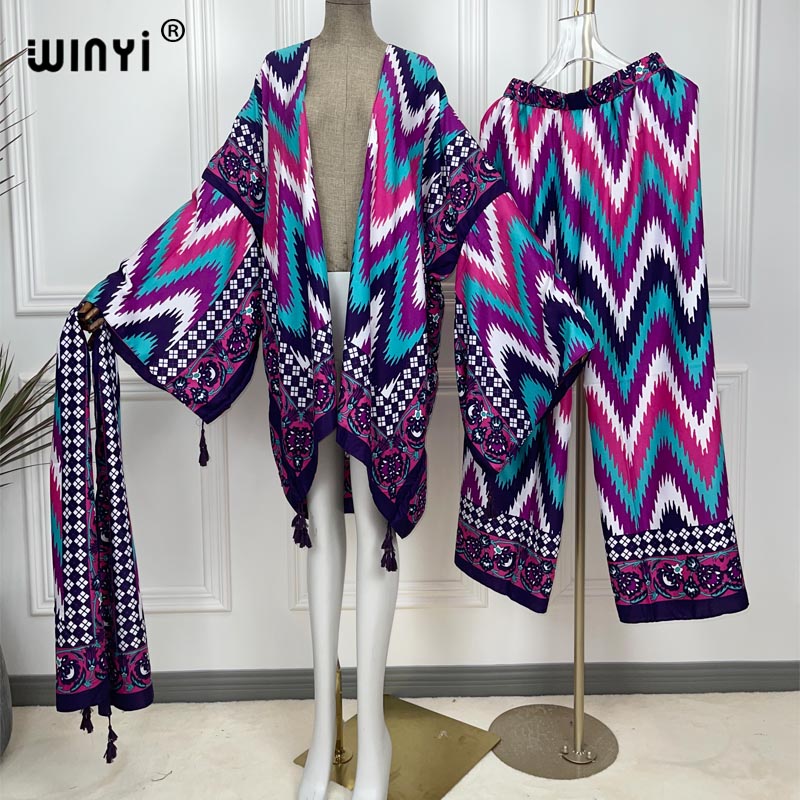 WINYI abito a due pezzi kimono - Women'S Fashion Kimono recensione e prezzo