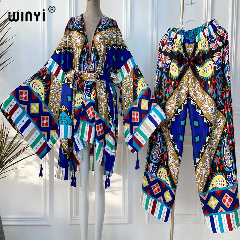WINYI abito a due pezzi kimono - Women'S Fashion Kimono recensione e prezzo
